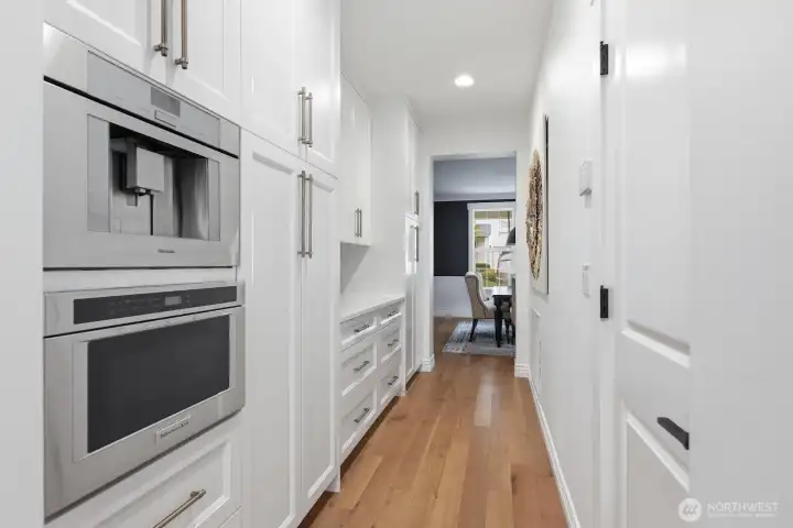 Coffee, anyone? This home comes equipped with a built-in espresso maker!