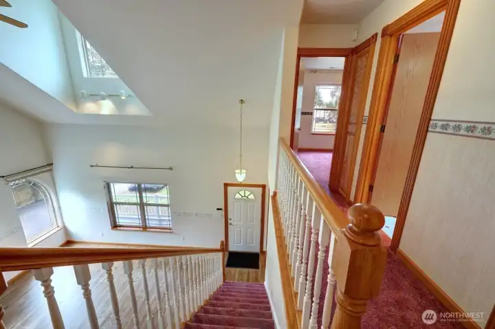 Stairs to bedrooms