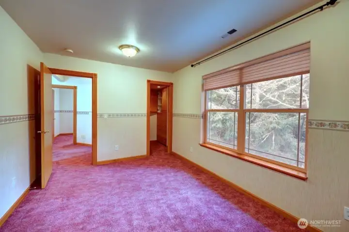 Primary bedroom with bath