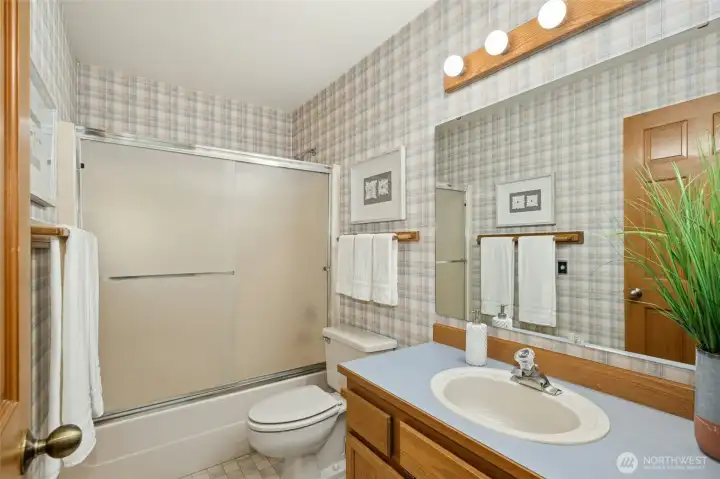 Main bathroom downstairs.