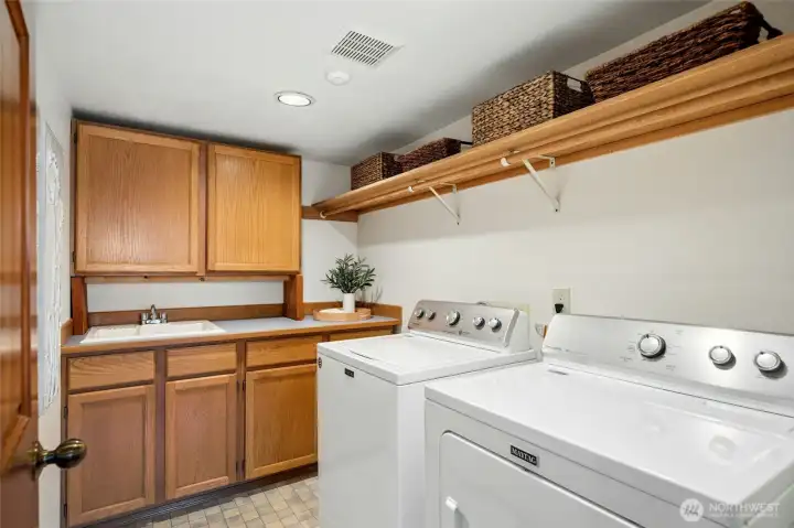 Utility room downstairs.