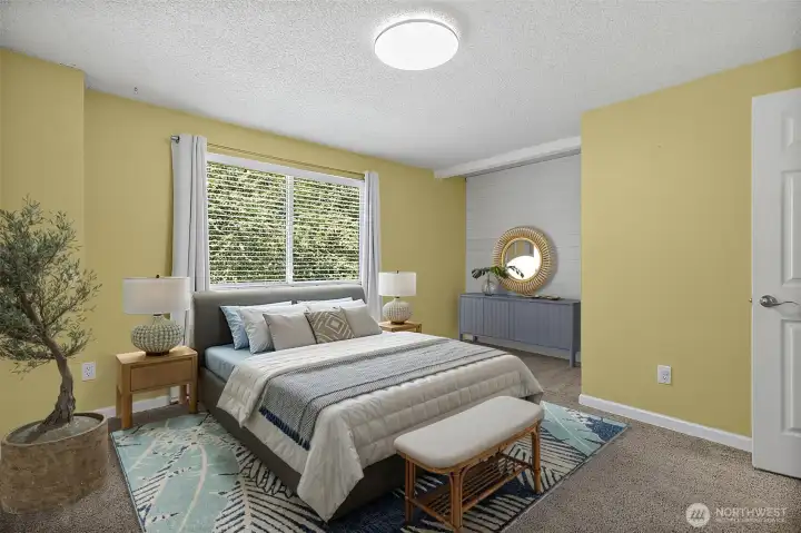 Virtually Staged. Bedroom 1