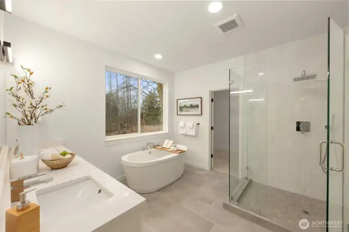 Photos of completed model home on #11. Color, spec, and floorplan may vary.