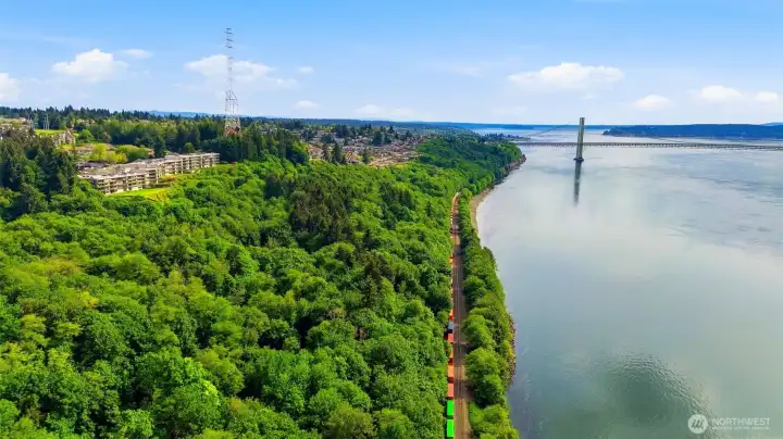 Condo with Water view's! Overlooking the Narrows Bridge, Olympic Mountains, Gig Harbor, and Salmon Beach Condo with Water view's! Overlooking the Narrows Bridge, Olympic Mountains, Gig Harbor, and Salmon Beach