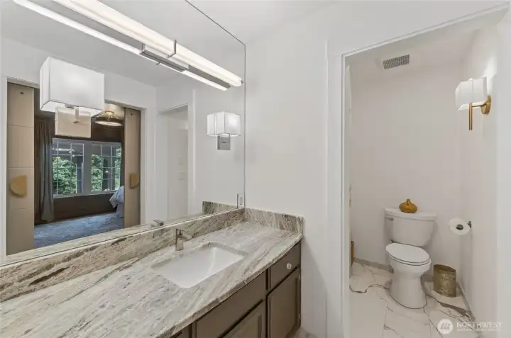 Primary bathroom Primary bathroom
