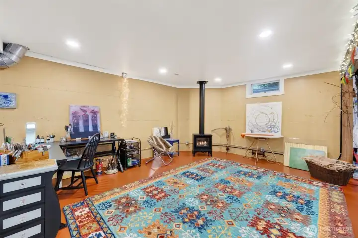 Basement greatroom and office space Basement greatroom and office space