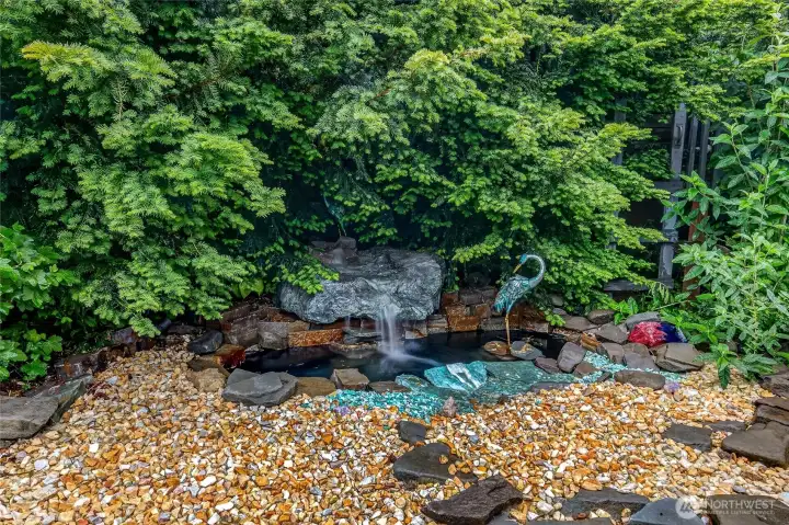 Backyard fountain Backyard fountain