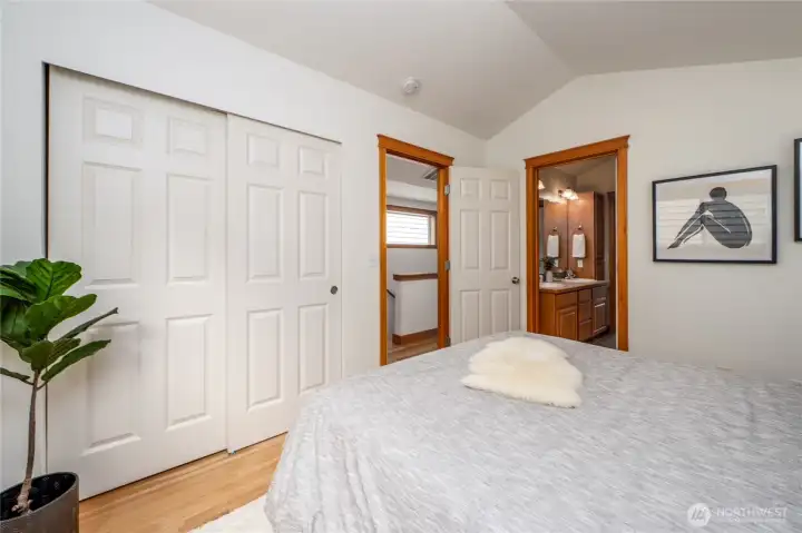 Another entry to the attached, shared bathroom.