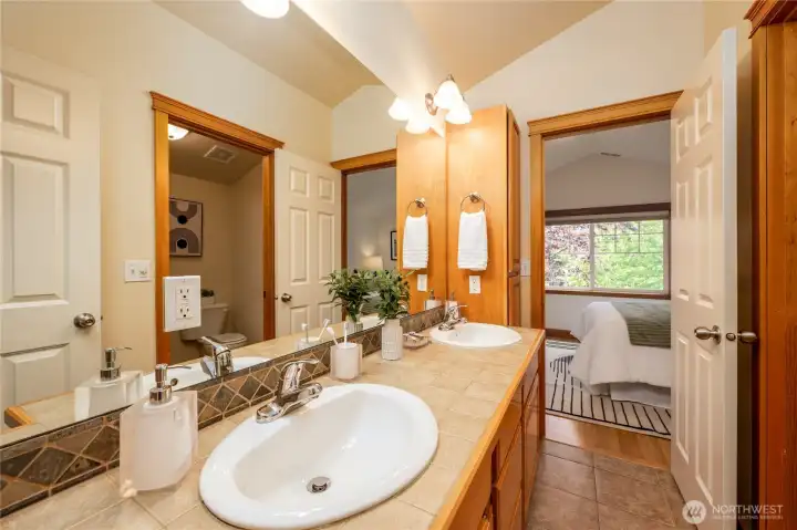 Everyone loves a double vanity!