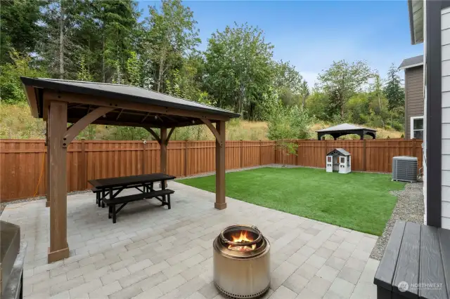 Your expanded patio and gazebo allow you fully appreciate your oasis!