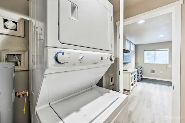 Unit B: Laundry room