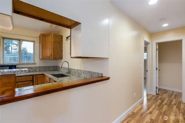 Kitchen & hallway