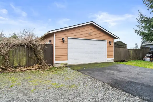 Detached Shop With Driveway