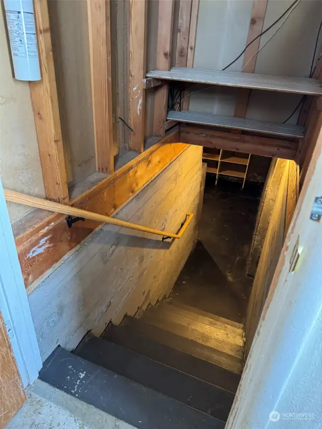 Basement stairs