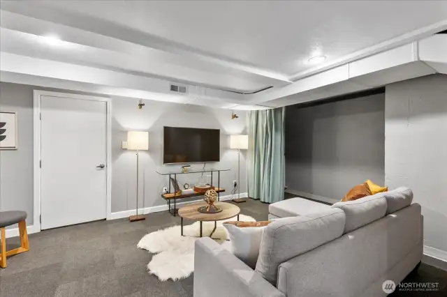 Home entertainment room