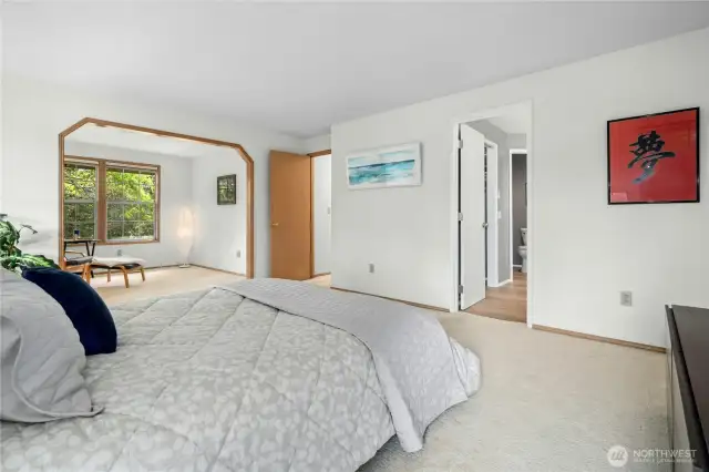 Primary bedroom suite