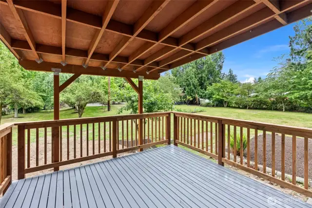 Deck on ADU