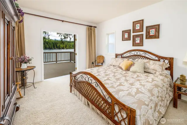 Primary bedroom on main floor for convenience