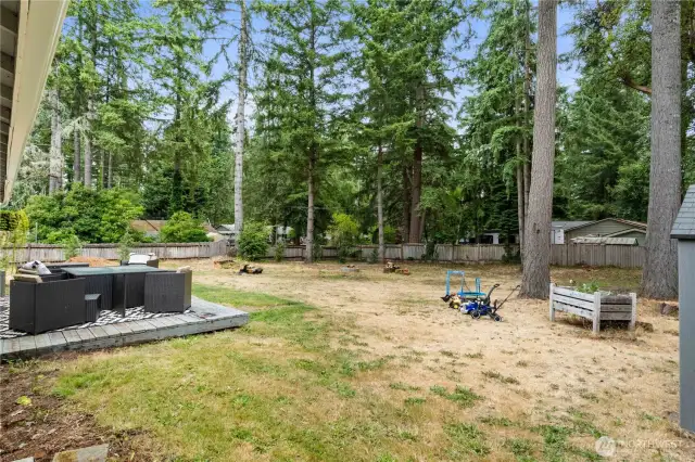 The nearly half acre lot offers so much potential for a detached shop or ADU, RV parking, garden - you dream it and you probably have space for it!