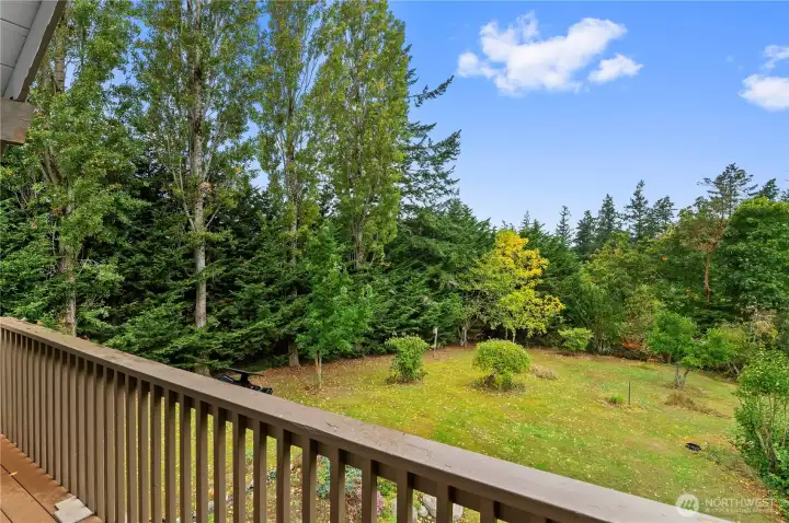 View from main floor deck.