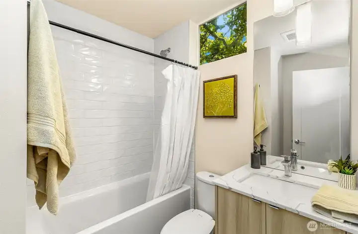 Full Bath on second floor
