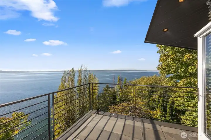 Looking North from the primary suite.