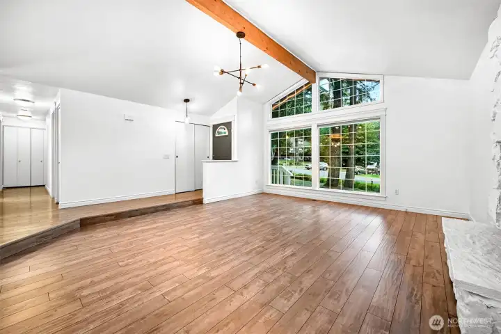 Chic exposed beam