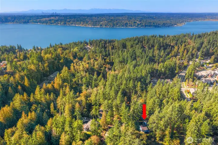 1 mile from Lake Sammamish and trail