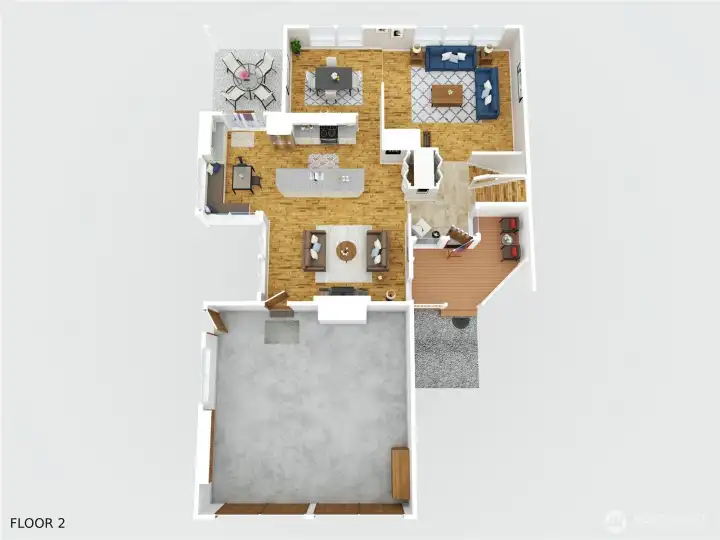 3D floorplan main level