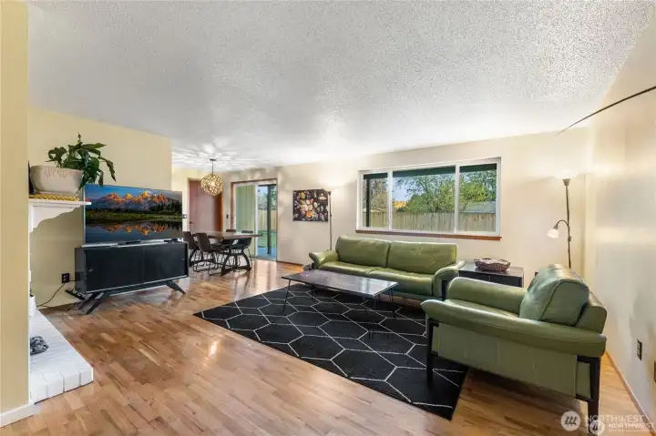 Living room facing northeast