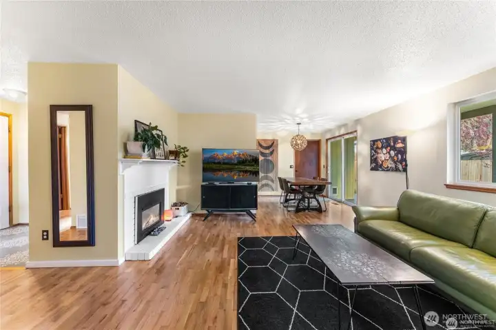 Living room facing north