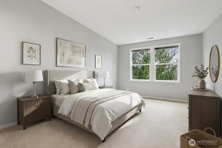 Bedroom 2 - Virtually Staged