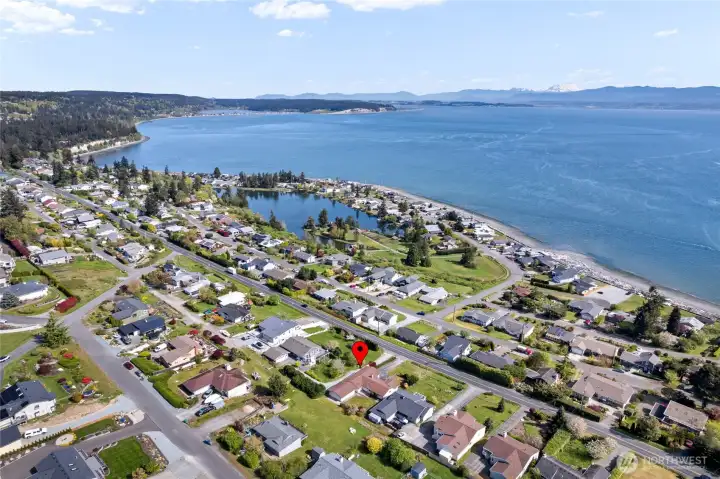 Minutes from the water