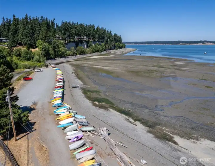 Community clubhouse and beach access