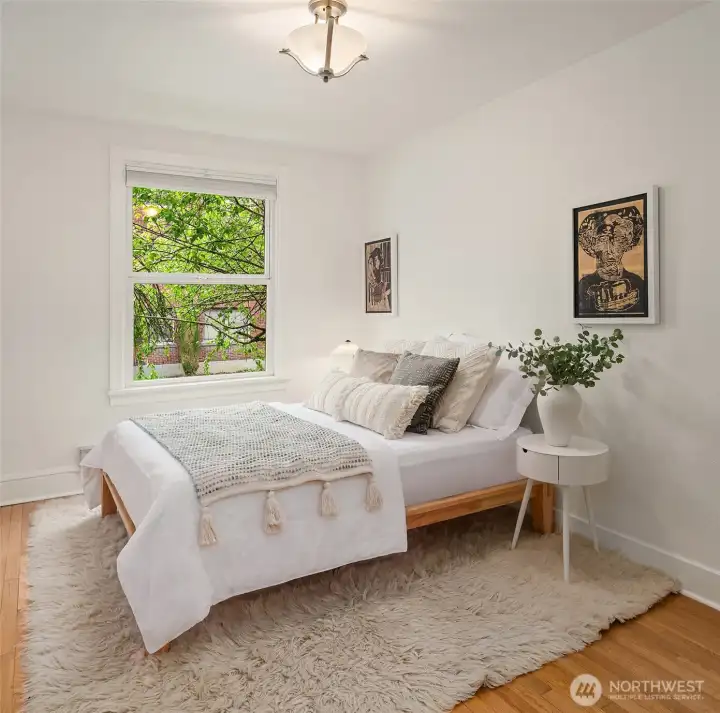 Spacious bedroom + closet not pictured.