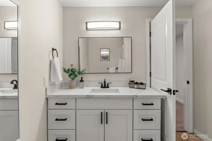 upstairs 3/4 bathroom