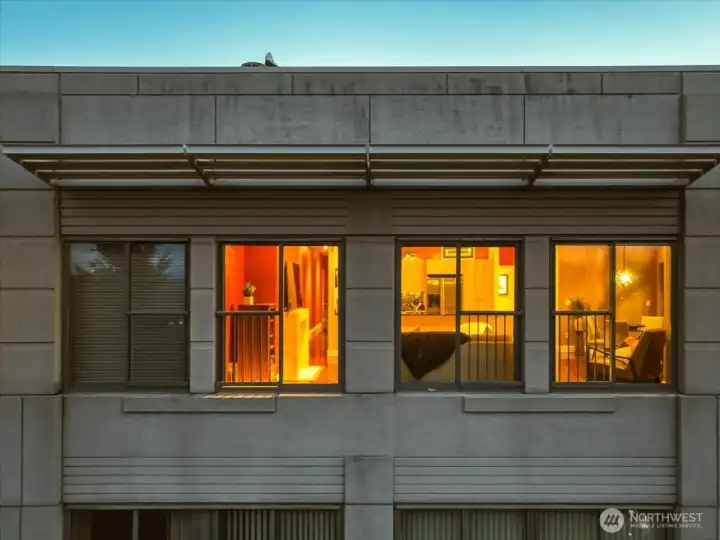 Exterior, drone shot