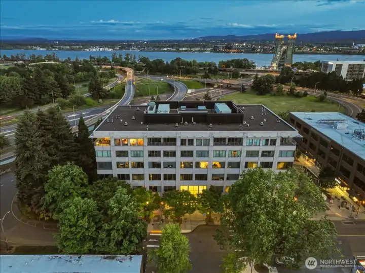 Exterior, aerial