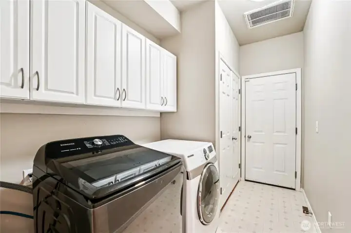 Laundry conveniently located off garage. Laundry conveniently located off garage.