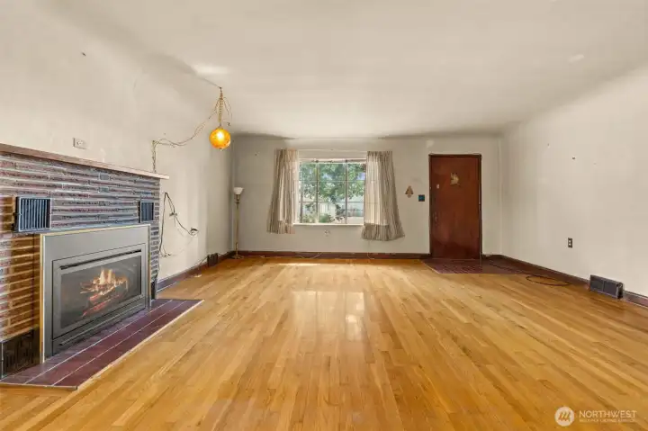Complete with Cozy Fireplace