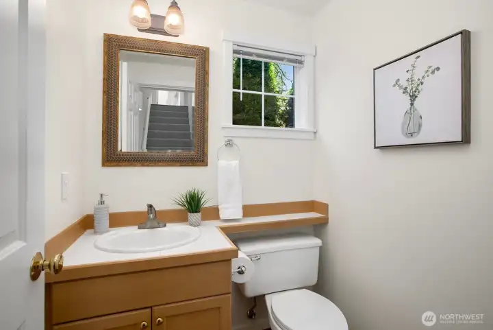 Main floor powder room Main floor powder room