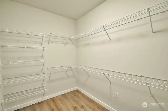 You won't be disappointed by the size of this walk-in closet