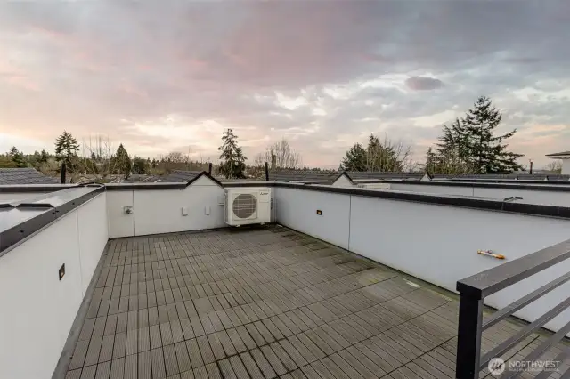 Rooftop deck