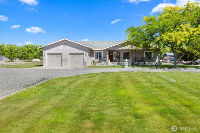 Front of home.