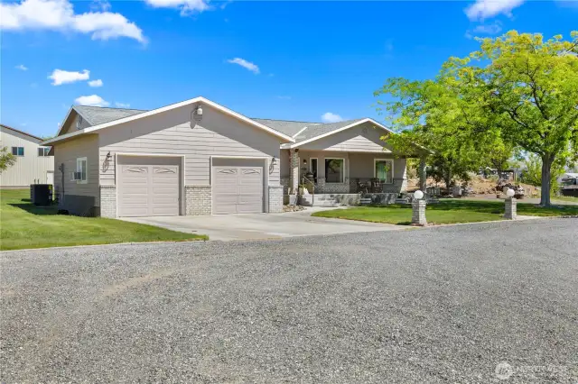 Front of home.