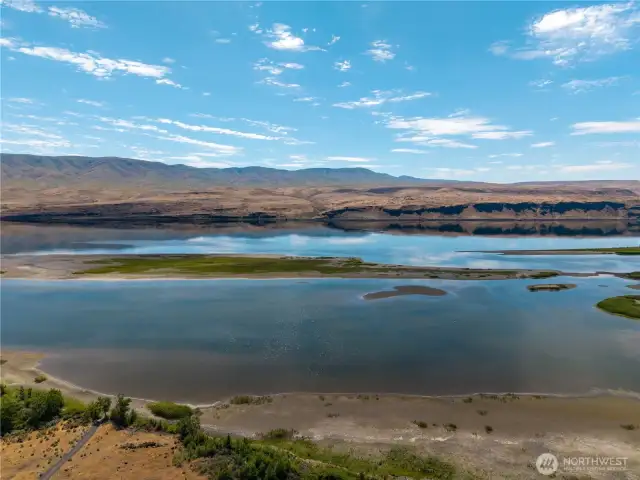View of Columbia River.