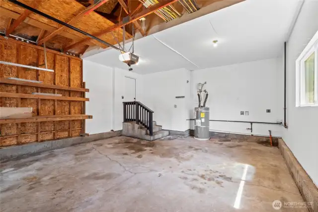 2 bay garage, epoxy floor was recently added since this photo was taken.