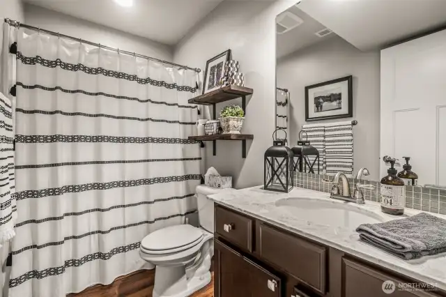 Full Bath on the lower level