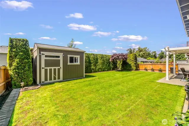 Tuff Shed to store all of your lawn and garden equipment