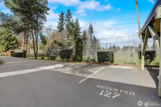 Parking spot #127 is waiting for you!